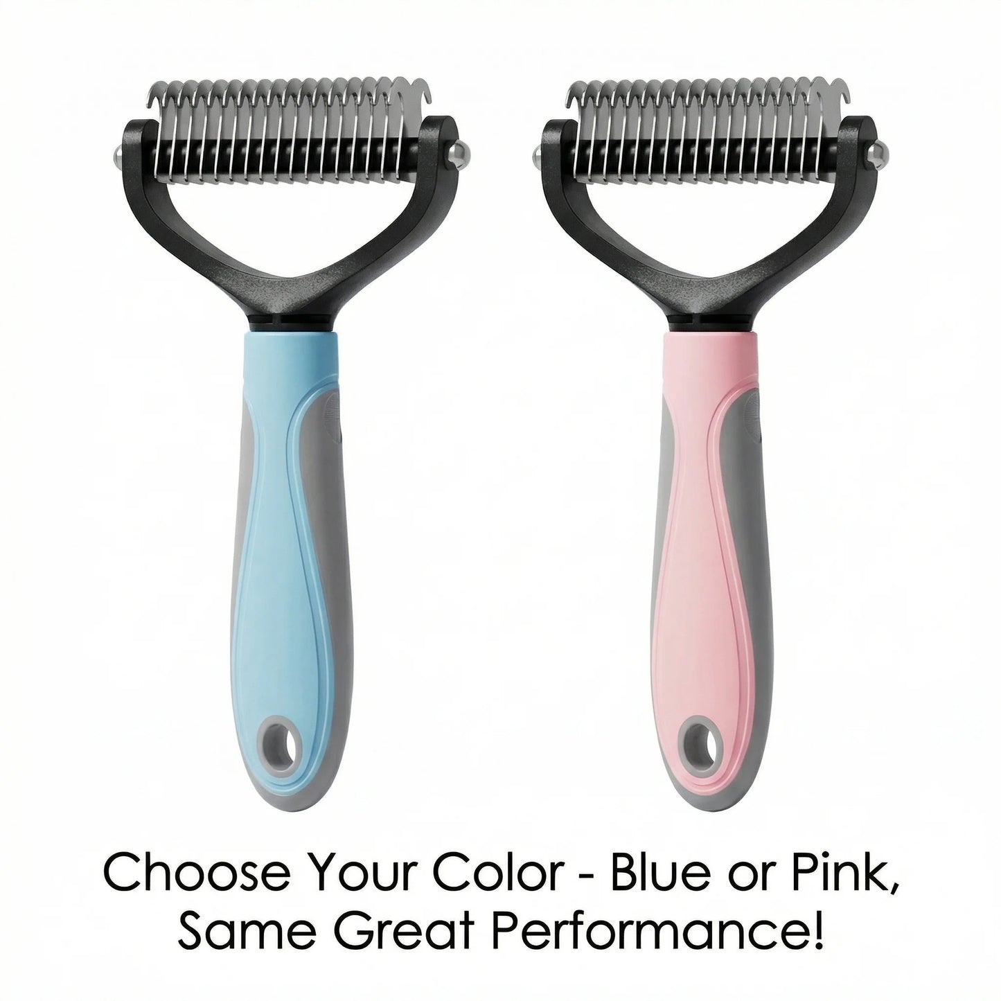 Pet Dog Detangler Dual Side Pet Dematting Comb Dog Cat Knot Remover Brush Undercoat Deshedding Grooming Tool for Long Short Hair