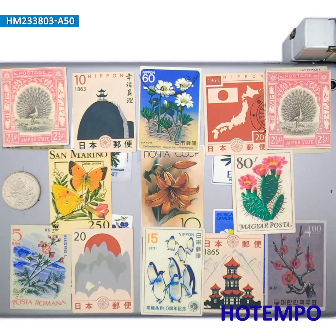 20/30/50PCS Old Stamps Stickers Nostalgia Retro Funny Graffiti Decals for Scrapbook Diary Luggage Car Laptop Phone Sticker Toys