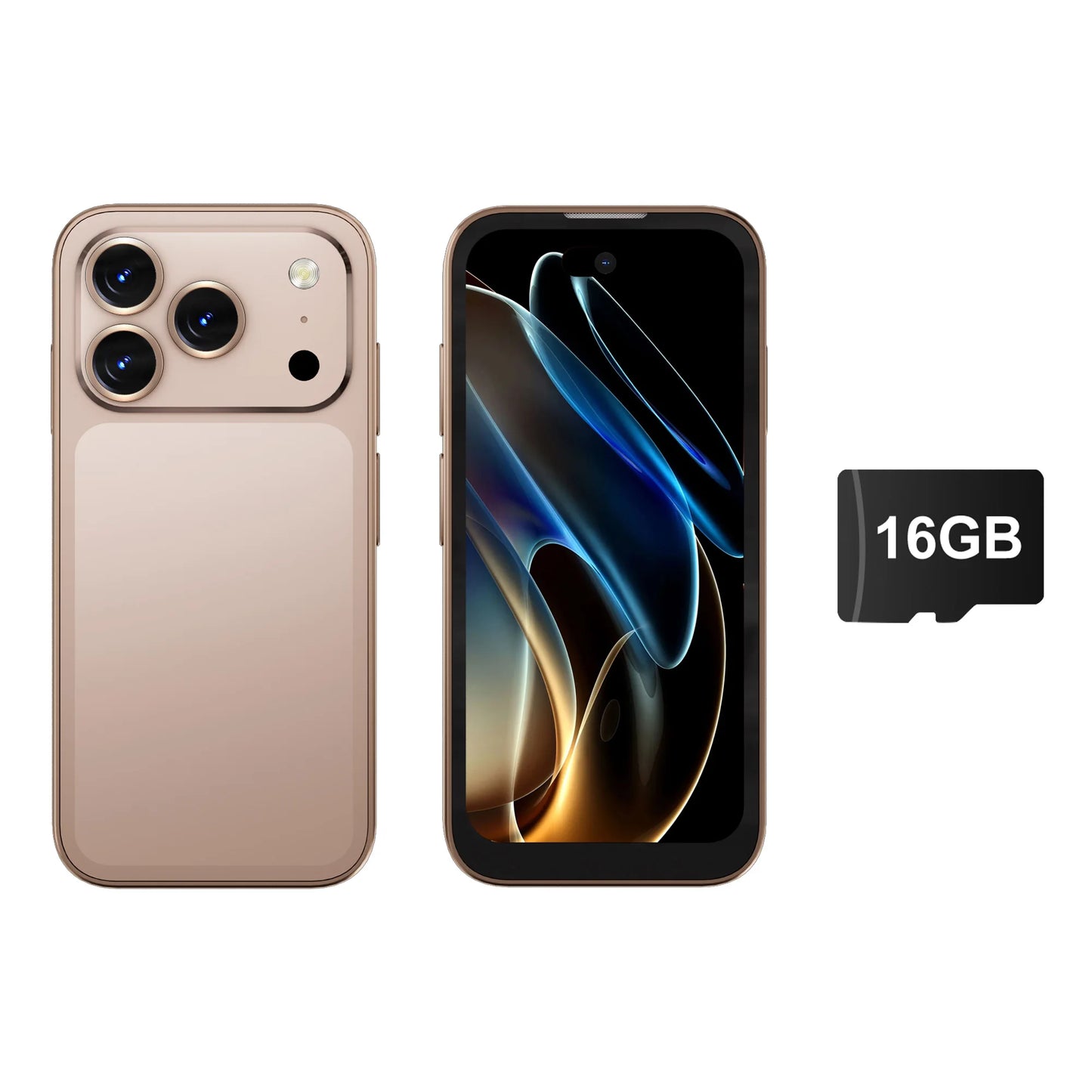 2026 SERVO Mini Smartphone 3G WCDMA 3.75" Display Android System 16GB ROM Play Store Small Smart Mobile Phones Dual SIM Standby
