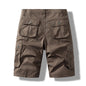 Men's Short Pants Cotton Cargo Shorts Tactical Breeches Casual Sports Man Hiking Fishing Streetwear