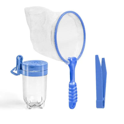 1Set Natural Exploration Tool Insects Observation Jar Feeding Box Capture Net Insects Catching Tweezers For Male & Female