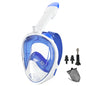 Full Face Snorkel Mask Silicone Diving Mask Full Dry Panoramic With Camera Holder Large Frame Swimming Goggles Set For Adults