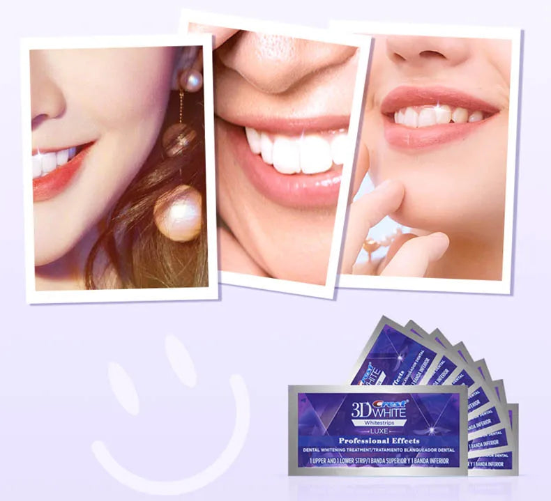Crest Whitening Strips 3D White Crest Dental Whitening Teeth Whitener Tooth Whitening Tape Teeth Whitening Crest 3d Whitestrips