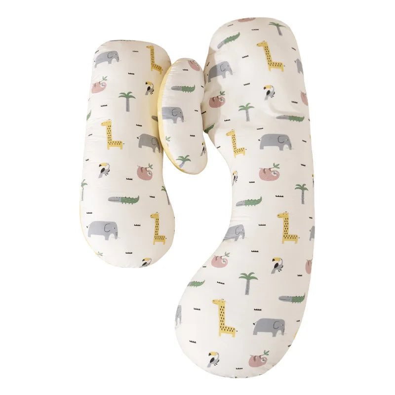 H-shaped Pregnancy Pillows with Detachable Pillowcases Pillows for Pregnant Women Maternity Sleeping Body Holder Support Pillow