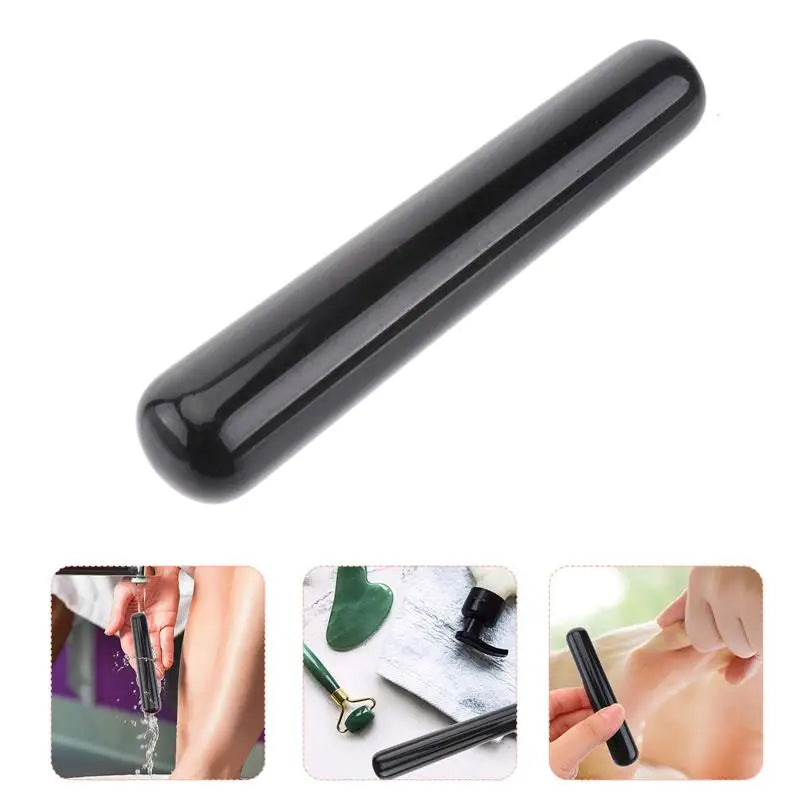 Portable Massage Stick Acupuncture Therapy Stick Massaging Horn Trigger Point Massager Foot Roller Tool For Leg Arm Neck