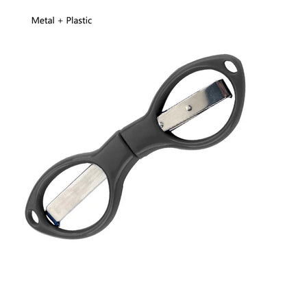 Portable Stationery Folding Scissors Stainless Steel Fishing Line Cutter Multi-functional Needle and Thread Scissors