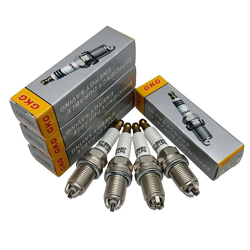 4pcs LPG CNG LNG Spark Plug ETA-BKR7-CNG FOR IK20TT VK20 BKR6EIX PFR7B-D BKR7EIX BKR-GAS LPG1 BKR6EIX-5LPG IFR7F-4D BKUR6ET-10