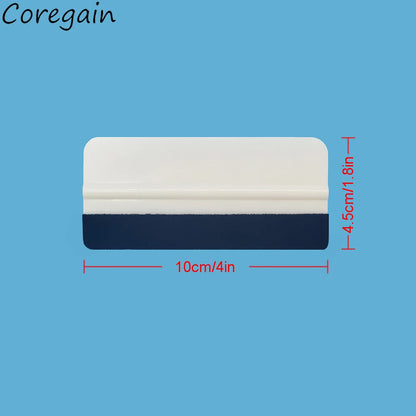 10x4.5cm  Felt Fabric Cloth Suede Card Squeegees Carbon Fiber Vinyl Car Wrap No Scratch Scraper Window Tint Tools