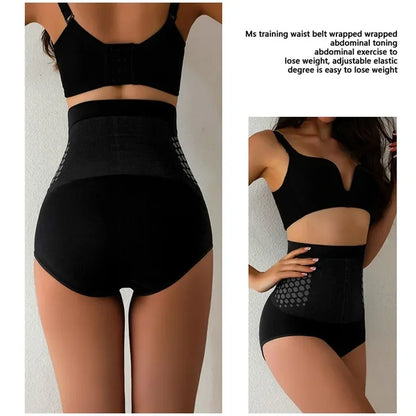 Women's Pantie Brief Tummy-control Pantie Fat Burning Sculpting Short Seamles High-waisted Women Underwear High Waist Sculpting
