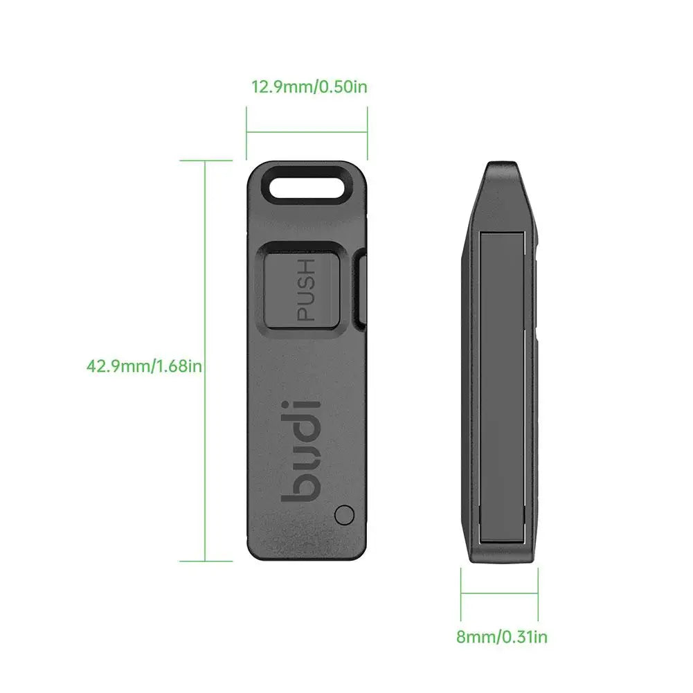 Multifunctionele kaartslot opslagdoos TF SIM-kaartejector opslagslot met Lanyard Anti-verloren SIM-kaartverwijderingsnaalden 1pc
