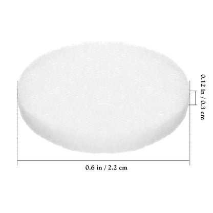 50pcs Perfume Diffuser Cotton Pads Refill Pads for Essential Oil Necklace Aroma Pendant Car Air Freshener Interior Accessories