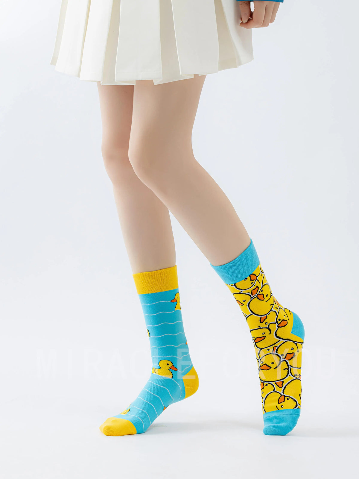 1 Pair Man Women Sock Original AB Tide Socks Colorful Cat Dog Koala Cow Cotton Socks Four Seasons Unisex Socks for Birthday Gift