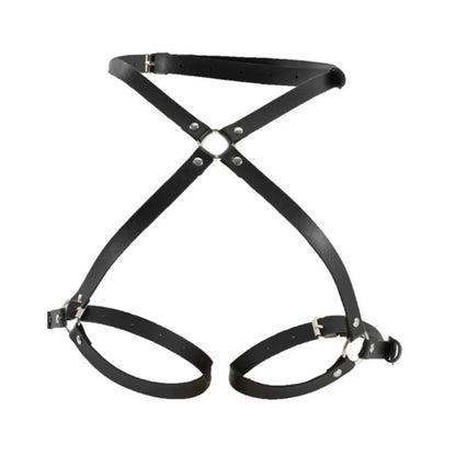 BDSM Bondage Body Harness for Couples Adjustable PU Leather Erotic Suspenders Underwear Straps SM for Adults Clitoris Stimulatio