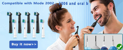 Electric Toothbrush Rechargeable Deep Clean Whitening Teeth for Adult Toothbrush Rotation Toothbrush with 4/8 Replacement Heads
