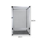 Reptile Terrarium Tall Landscape Ecological Tank Metal Mesh Door Breeding Cage Front Opening Reptile Rainforest Habitats