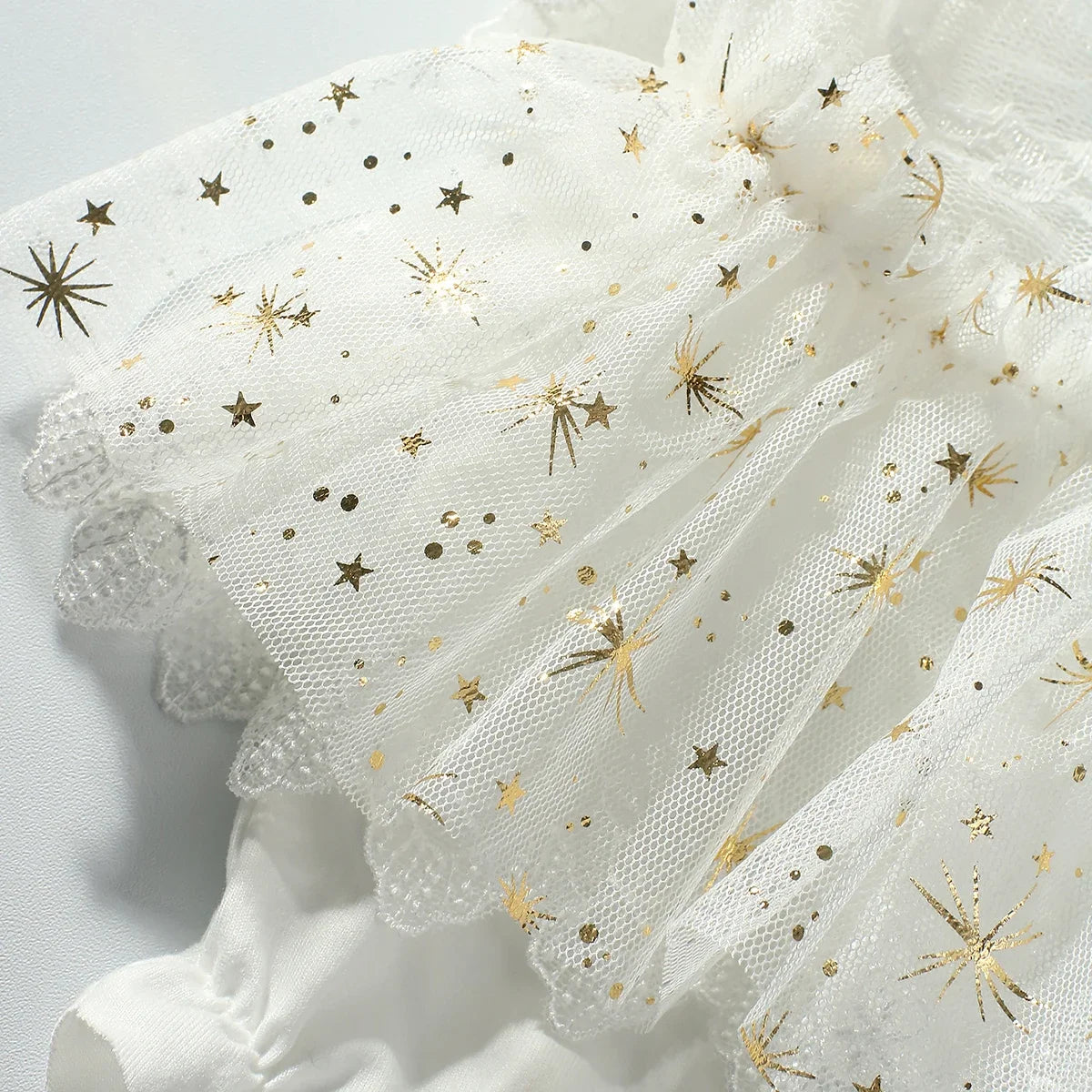 Baby Girl Outfit  Newborn Photography Princess Tutu Butterfly Glitter Star Lace Romper with Pearl Headband Infant Photo Props