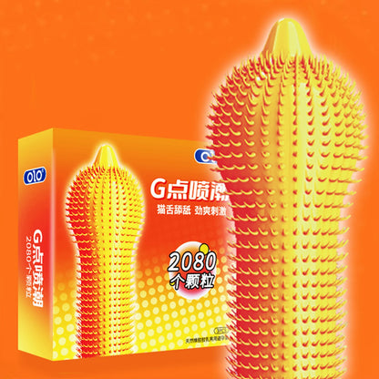 3Pcs Condoms Natural Latex Rubber Large Grain Condom Intimate Sex Toy Products