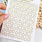 3D Metal Silver Flame Nails Stickers Gold Bronzing Stripe Lines Sliders Design Manicure French Nail Art Decoration Decal #Y2K