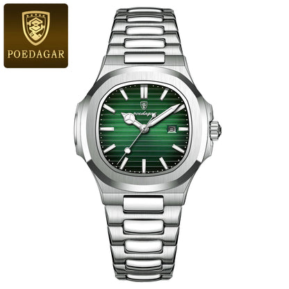 POEDAGAR Top Exquisite Women's Wristwatch Waterproof Luminous Date Fashion Ladies Watches Stainless Steel Quartz Watch For Woman