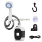 Electric Shower Pump Portable Rechargeable Waterproof Outdoor Camping Shower Kit With Light Booster Pump