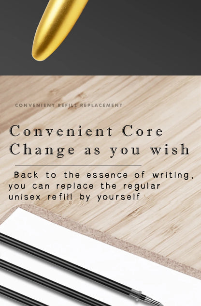 New Creative Aluminum Alloy Magnetic Levitation Self Supporting Signature Pen Business Office Swing Freely Not Fall Pen Gift Box