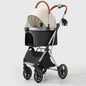 Lightweight Pet Strollers Carrier Car Foldable Travel Carrier for Cat Dog Detachable Pet Strollers Portable Pet Carrier Bag