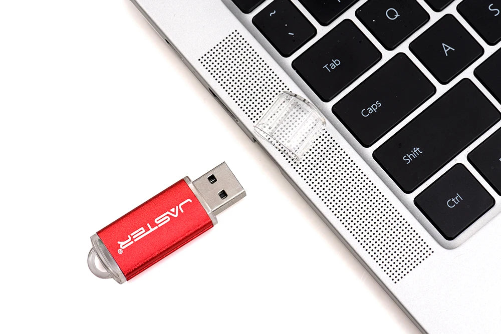 JASTER High Speed USB 2.0 Flash Drive Mini Plastic Pendrive 128M 4GB 16GB 32GB 64GB 128GB With Keychain Memory Stick Pen Drive