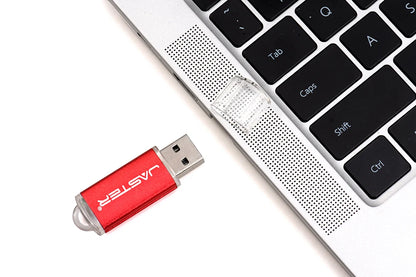 JASTER High Speed USB 2.0 Flash Drive Mini Plastic Pendrive 128M 4GB 16GB 32GB 64GB 128GB With Keychain Memory Stick Pen Drive