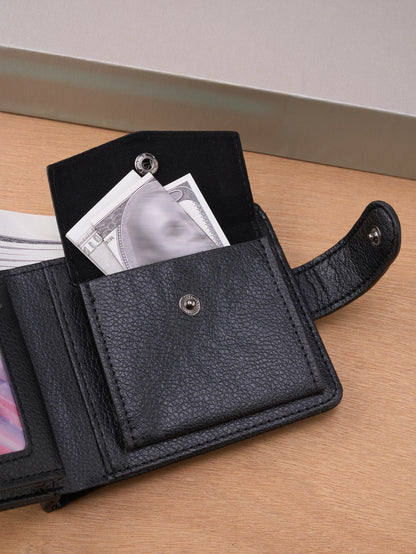 Men Wallets Leather Zipper Purse Man Slim Card Horders Quality Male Short Multi-card Wallet Coin Pocket Purse