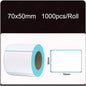 Width 40/50/60/70/80/90/100mm Self-Adhesive Stickers Shipping Thermal Label Barcode SKU Label Price Tag no Carbon Band Required