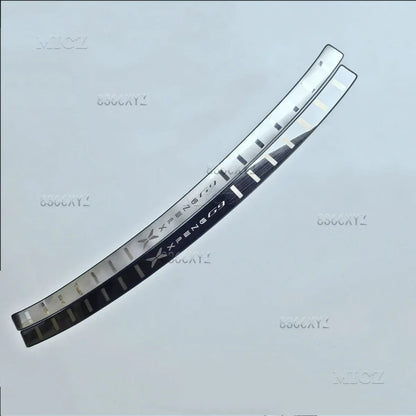 Car styling Rear Bumper Protector Sill Trunk Rear guard Tread Plate Trim For XPENG G9 2022 2023