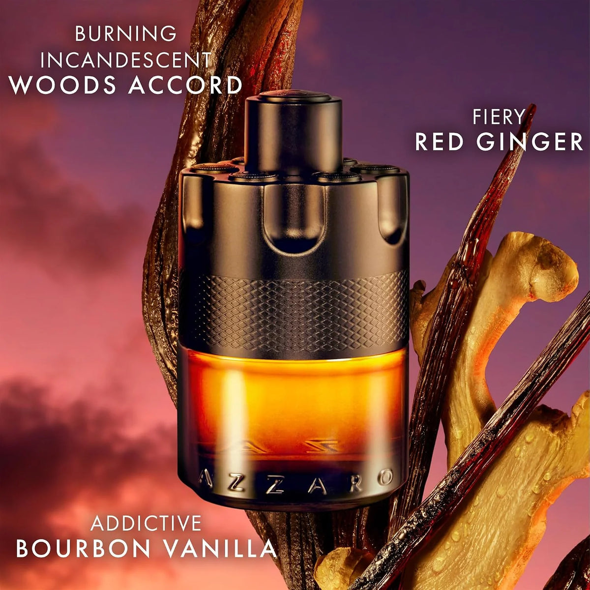 Azzaro The Most Wanted Intense Men's Eau De Parfum Collection For Men & Women, Top Selling EDT/EDP Fragrances | Chrome, Wanted, Chrome Extreme & More Deep Woody Spicy Warm Fragrance 100ml 3.4oz