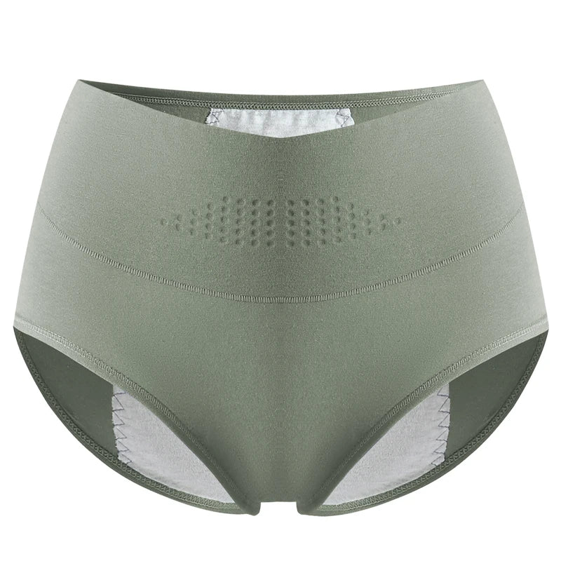 High Waist Menstrual Women's Panties Widen Period Pants Leak Proof Physiological Underwear Cotton Plus Size L-4XL Female Briefs