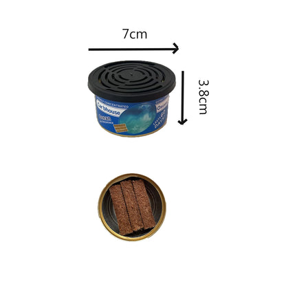 Car Air Fresheners: Lemon Scent | Organic Cans | Odor Eliminator Essential | Long-Lasting | Strong Fragrance | For Home Closet