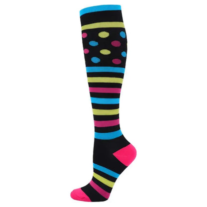 58 Style Compression Socks Medical Edema Diabetes Varicose Vein Stockings Graduated Pressure Legging Nursing Knee High Stockings