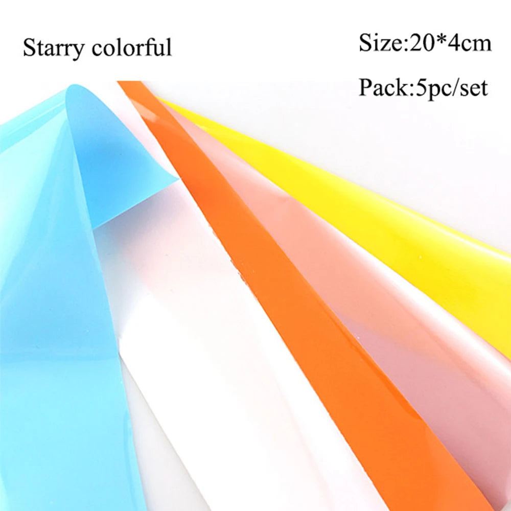 16Pc Holographic Nail Foil Set Starry Transfer 20*4cm Sticker Laser Flowers Leopard Mix Design Decal DIY Nail Art Decoration
