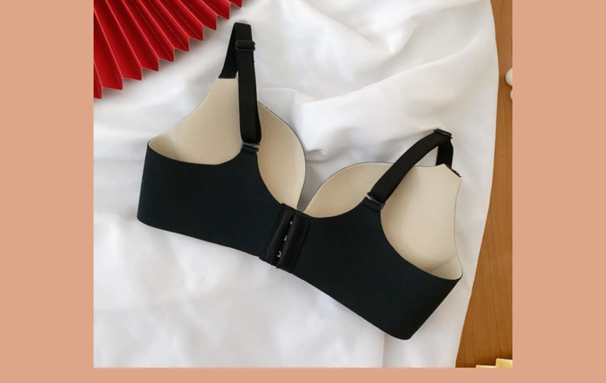 Women Print Seamless Bra Sexy Lingerie Floral Push Up Bras One-Piece Underwear 2026 Bralette No Steel Rings Gather Brassiere