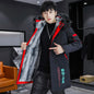 Winter Men's Long Down Jacket Fashion Male Thermal Parkas Coats Casual Men Classic Fur Collar Warm Padded Jackets Clothing 5XL