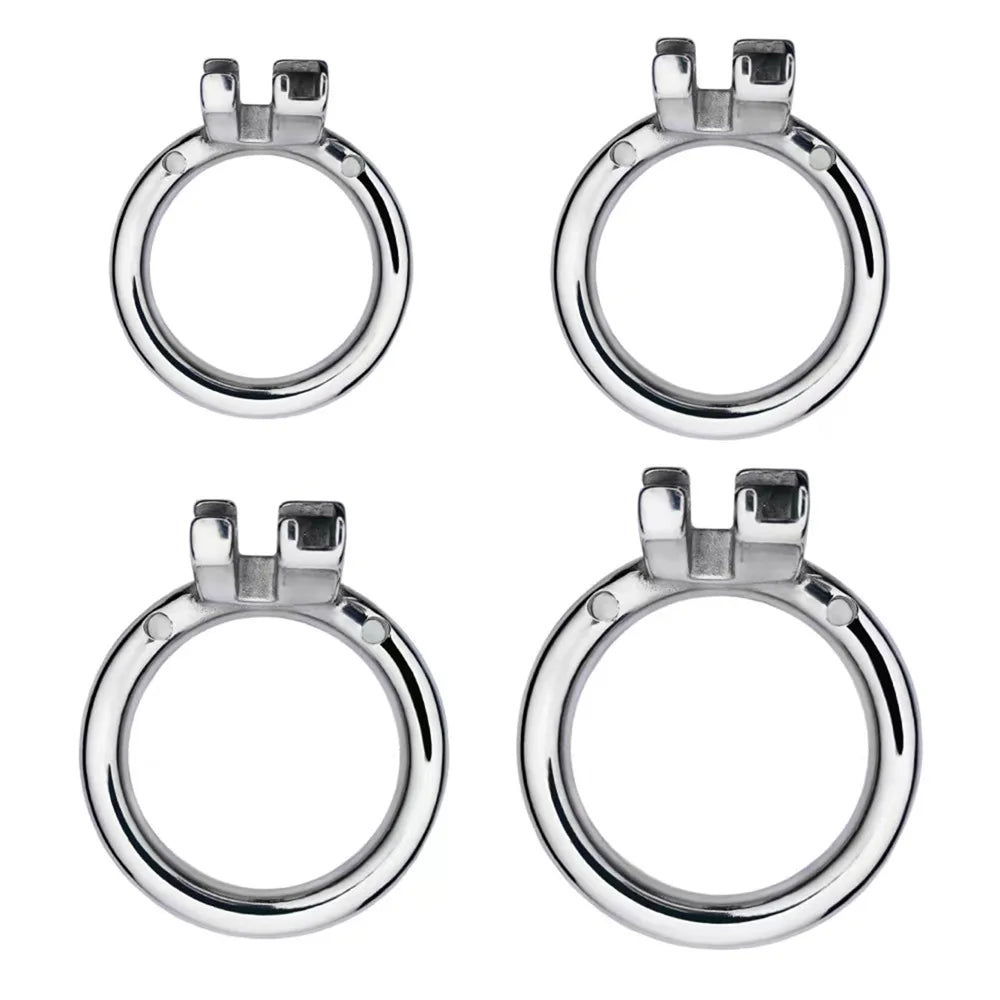 Stainless Steel Chastity Cage Device Penis Rings Bondage Belt Cock CB Lock BDSM Sex Toys for Man Gay Adult Products Accessories