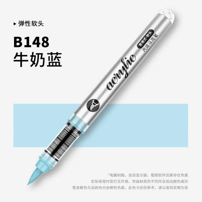 1 PC 120 Colors Acrylic Paint Marker Pens Professional Drawing Pens for Graffiti Manga School Aesthetic Stationery Art Supplies