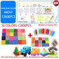 Handmade Magic Water Fuse Beads Creative Beads DIY Art Crafts Toys Magic Water Sticky Beads Sensory Toys Set with Accessories