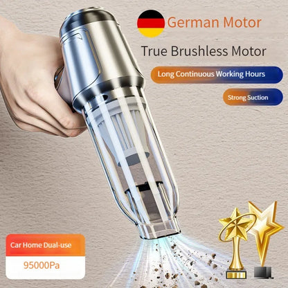 Car Wireless Vacuum Cleaner Portable Handheld120W Blowable Cordless Home Appliance Vacuum Home & Car Dual Use Mini VacuumCleaner