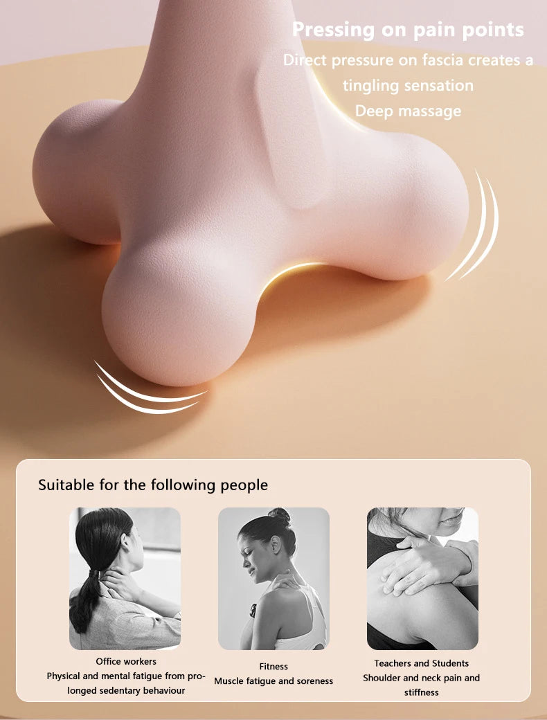 Four Corner Fascia Ball Plantar Ball Massage Shoulder Neck Waist Hand Muscles Lactate Exercise Relaxation Meridian Fitness Ball