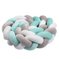 1-4M Baby Bumper Bed Braid Knot Pillow Cushion Bumper for Infant Crib Protector Cot Bumper Room Decor Crib Bedding Braid Set