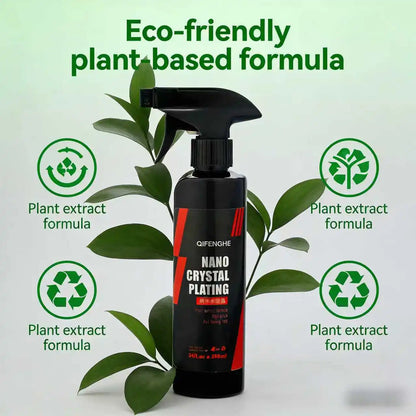 QIFENGHE Nano Crystal Plating – Ceramic Coating for Car Paint, Wheels & Glass, Ultra-Hydrophobic & Gloss Enhancement, Long-Lasti