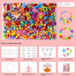 Arts Crafts DIY Handmade Beaded Kit DIY Handmade DIY Making Beads Kit Colorful Kawaii Kit for Make Bracelets Beads Girl Gift