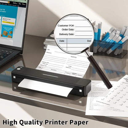 100-200 Sheets A4 Thermal Paper 8.27x11.69" - Portable Thermal Printer Only, No Electronics, Not for Laser/Inkjet