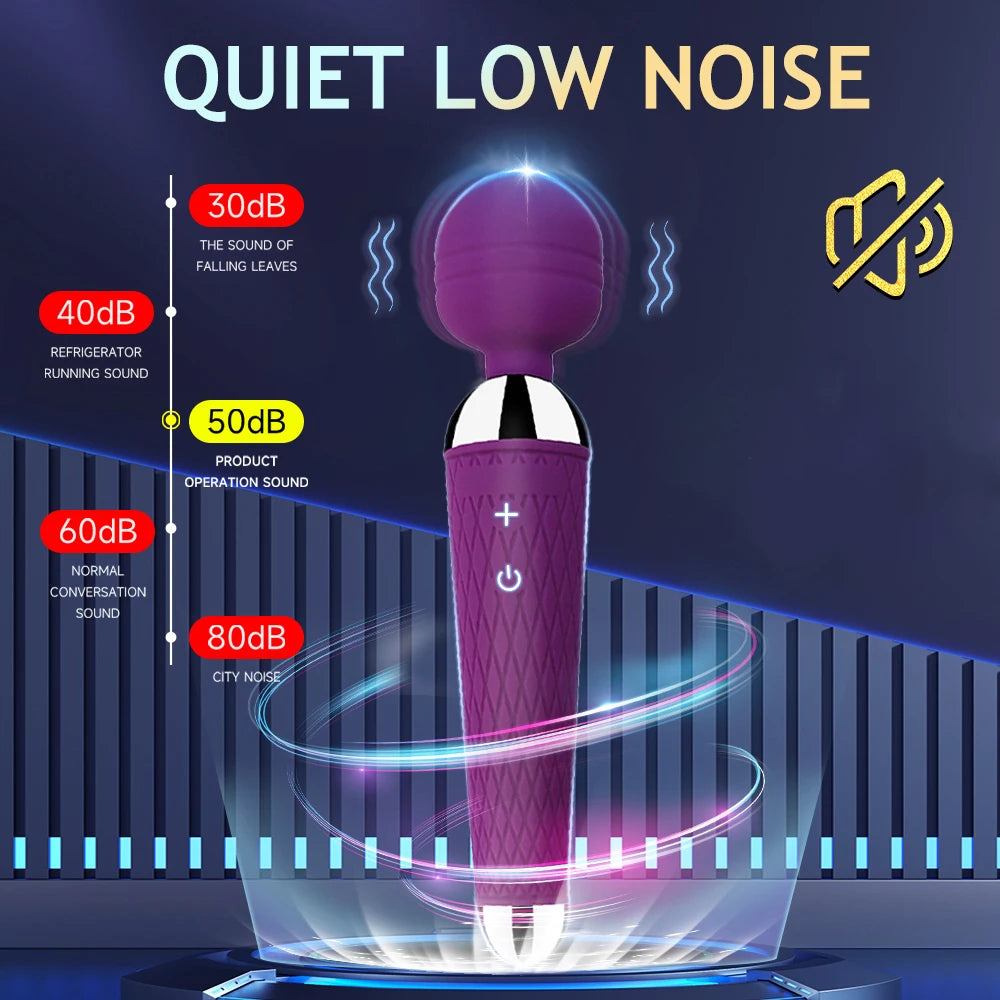 20 Vibration modes and 8 Speeds of body massager, Handheld Deep Tissue muscle massager, Adult Products for Women's Masturbation