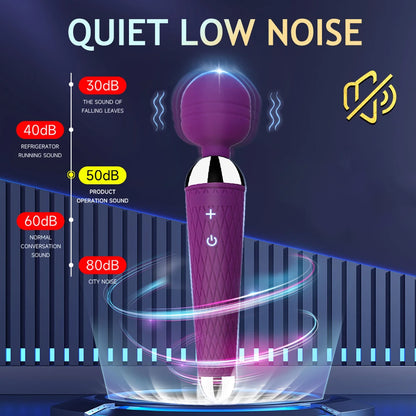 20 Vibration modes and 8 Speeds of body massager, Handheld Deep Tissue muscle massager, Adult Products for Women's Masturbation