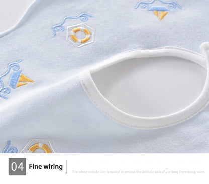 Cute Embroidery Cotton Baby Bibs Autumn New Infant Bib Newborn Burp Cloths for Kids Boy Girl Spring Soft Feeding Saliva Towel